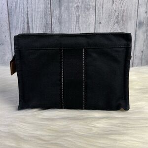 HERMES deauville mini pouch in black